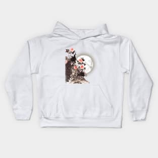 Japanese Kōshin Ikebana Kids Hoodie